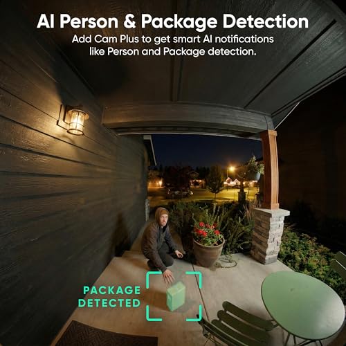 Wyze Battery Video Doorbell Wireless Camera with Color Night Vision, 1:1 Head-to-Toe View, 2-Way Audio, Easy Setup