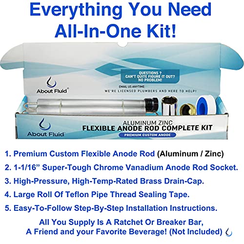About Fluid Aluminum-Zinc Odor Fix Kit for Water Heaters - Remove Rotten Egg Smell & Corrosion