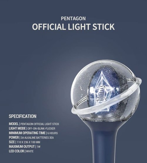 PENTAGON Official Light Stick