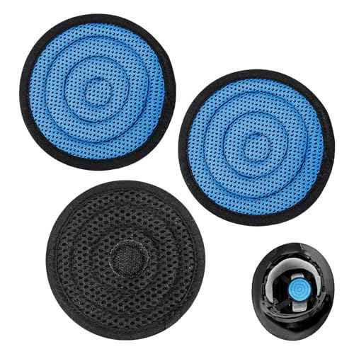 Hard Hat Top Pad Replacement, Washable Hard Hat Cooling Inserts/Liner/Sweatband, Sweat Pad Suspension Cushion Accessorie, Blue, 3 PCS
