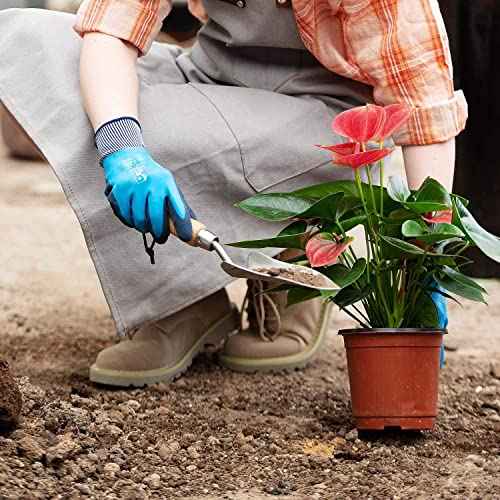 Waterproof Work Gloves Gardening Gloves Superior Grip Coating for Men Women