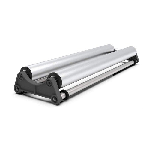 POVOKICI Aluminum Media Roll Holder Mobile Tray for DTF Film and Vinyl Film Finishing