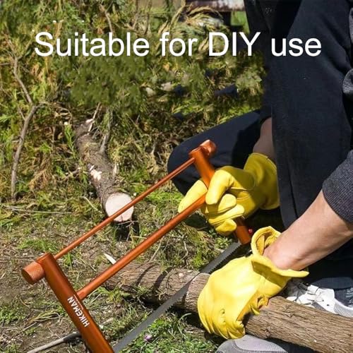 3 Pairs Leather Work Gloves for Men, Durable Gardening Gloves, Cowhide Work Gloves for Driver, DIY, Construction