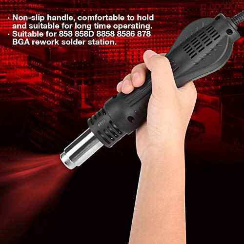 Solder Handle, Hot Air Soldering Gun Handle for 858 858D 8858 8586 878 BGA Rework Solder Station Repair welding machine Solder Station Handle