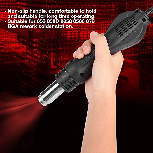 Solder Handle, Hot Air Soldering Gun Handle for 858 858D 8858 8586 878 BGA Rework Solder Station Repair welding machine Solder Station Handle