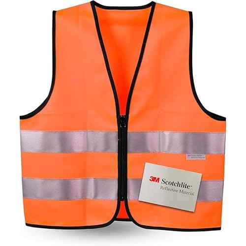 SIFE Kids Safety Vest for Children 3-12Y,w/3M Compatible Tech,6 Colors - Mesh & Knit