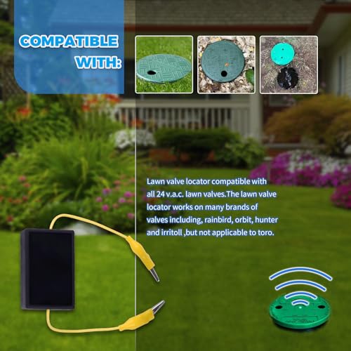 1Pc Lawn Valve Locator,Valve Finder,2 Wire Hookup,Plug and Play