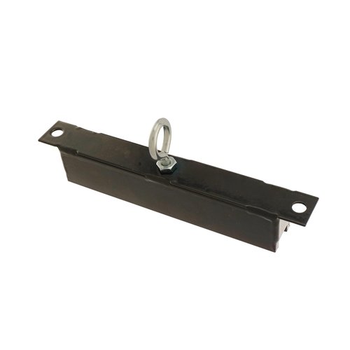 Master Magnetics AM3/RM100C Magnet Catch, Industrial Type with Mounting Holes Powder Coated Black, 6" Length, 0.75" Width, 1.062" Height, 100 Pounds