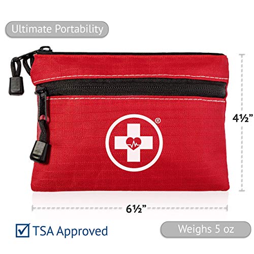 Swiss Safe 2-in-1 10 Pack Camping & Travel First Aid Kit - Comprehensive Emergency Medical Supplies
