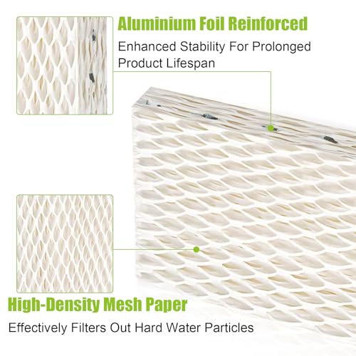 4 Pack WF813 Humidifier Filters Wick Replacement for ReliOn / Duracraft / Equate