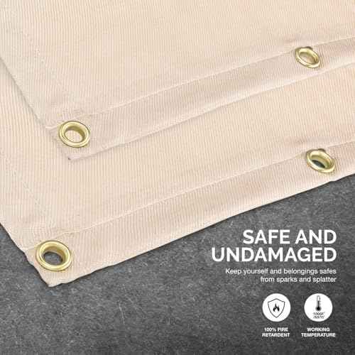 NEIKO 10908A 4x6 Welding Blanket, Heavy Duty Fiberglass Fire Blankets for Welding, Fire Retardant Blanket Made of Fireproof Fabric, Fiberglass Material