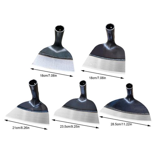 QHUDLV Heavy-Duty Steel Farm Gardening Weeding Hoe Head - New Replacement Handheld Grub Hoe Garden, Garden Hoe for Weeding, Hoe Garden Tool for Garden, Farm and Backyard