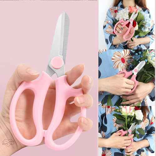 4 PCS Flower Scissors, Floral Shears Garden Pruning Shears Fruit Picking Trimming, Gardening Tool