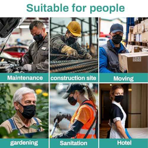 Disposable Face Mask - 3 Ply Filter Protection Masks Daily Use For Adults Home, Office, and Outdoors