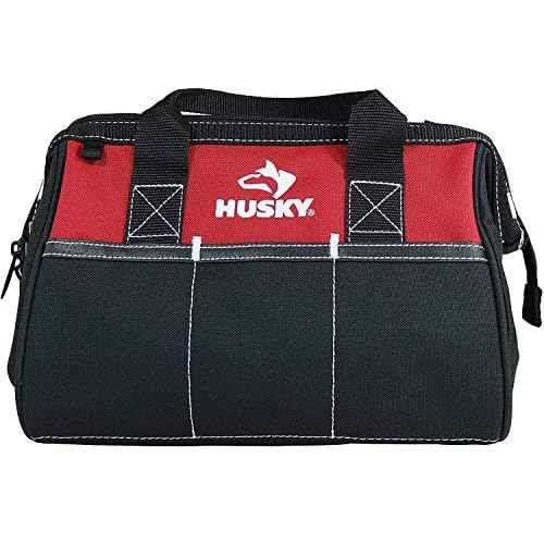 Husky 12 Inch Contractor¡¯s Multi-Purpose Water-Resistant Tool Bag