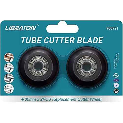 LIBRATON 2PCs Pipe Cutter Replacement Blade for Pipe Cutter for Cutting Pipes of Aluminum, Copper, PVC, Thin Stainless Steel Tube
