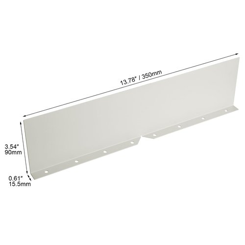 Sysarua 2 Pcs Aluminum Gutter Valley Splash Guards, Straight and Bent Style 2 in 1, Roofing Gutter Guards, Downspout Diverter, Gutter Valley Shield, Screws Included (Almond)