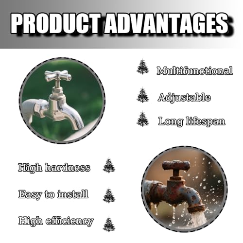 Broken Pipe Extractor Tool, Broken Bolt & Screw Remover, Extract Stripped Threads, Damaged Pipes and Faucet Valves, for 1/2¡±, 3/4¡±, 1¡± Pipes