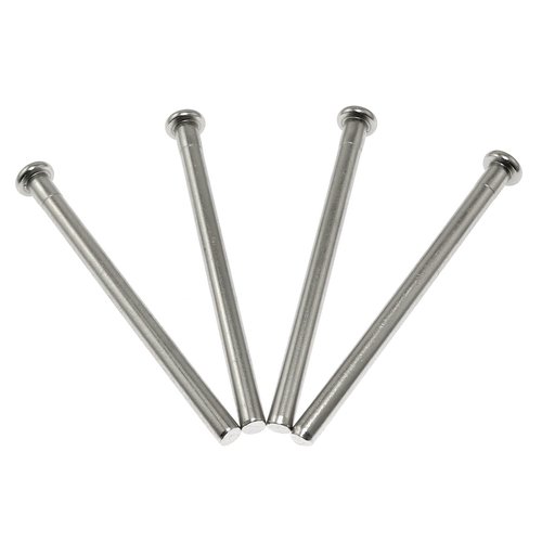 Maxmoral Door Hinge Pin Maxmoral 4pcs 3.5 Inches Hinge Pins for Interior Door Security Replacement, Silver