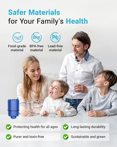 AQUA CREST Filter Replacement for PUR Plus Water Filter - Standard Blue, 2 Pack