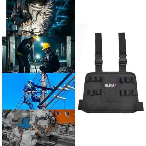 Holster Z 2.0 Leg Tool Pouch,Men's Electrician Tool Pouch with Belt Clip