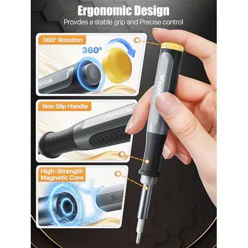 52in1 Precision Screwdriver Set, [Super Durable] Small Repair Kit, PC Accessories, PS5 Cleaning Kit, Tool Sets for Men, Fit MacBook, Computer, Laptop, Watch, PS4, Xbox, Eyeglass, Console More