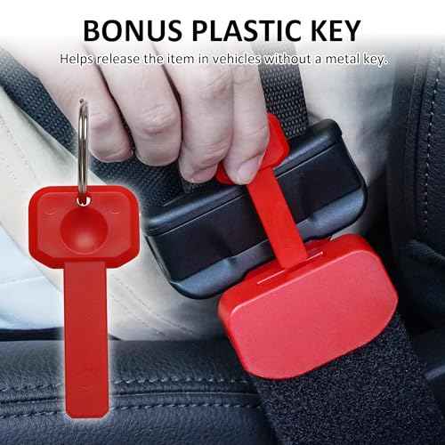 Buckle Guard - Prevents Children from Unbuckling While Driving; Includes 2 Keys (2-Pack)