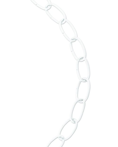 Koch A19311 No. 10 Diameter 10-Feet, Decorative Chain, White, up to 45 lbs.