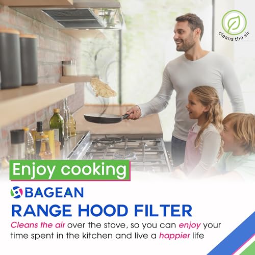 Bagean 11.6x11.2” Charcoal Grease Filter Combo for Nutone/Broan Range Hood (2-Pack) S99010317