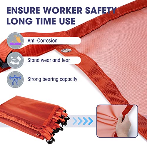 20 ft Pump Jack Safety Net for Construction Scaffold OSHA Compliant Debris Guard
