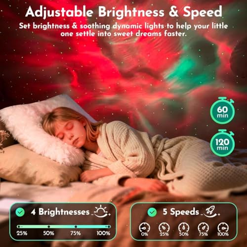 White Astronaut Galaxy Projector for Bedroom Decor, Night Light, Gifts