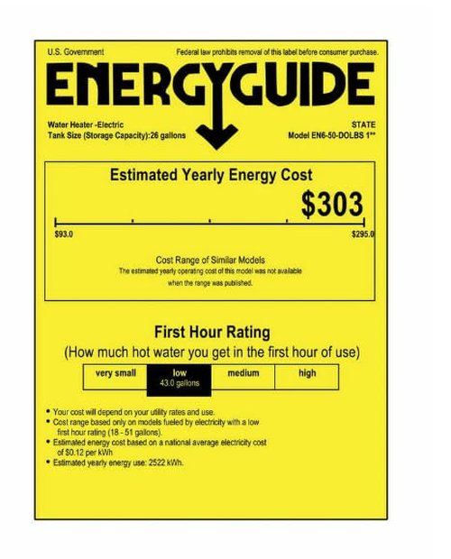 ProLine® 51-Gallon Lowboy Top Connect Electric Water Heater 6-year limited tank warranty. Commercial Grade