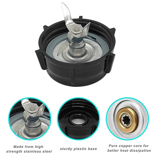 Oster Blender Replacement Parts Kit - 4-Point Ice Crushing Blade, Jar Base & Gasket Seal
