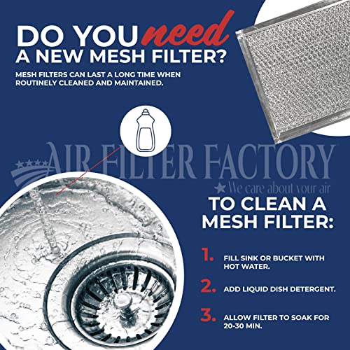 Air Filter Factory Grease 99010122, 99010221 Replacement For Broan
