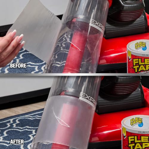Flex Tape Clear Waterproof Rubberized Repair Tape 4 in x 5 ft - 1 Pack