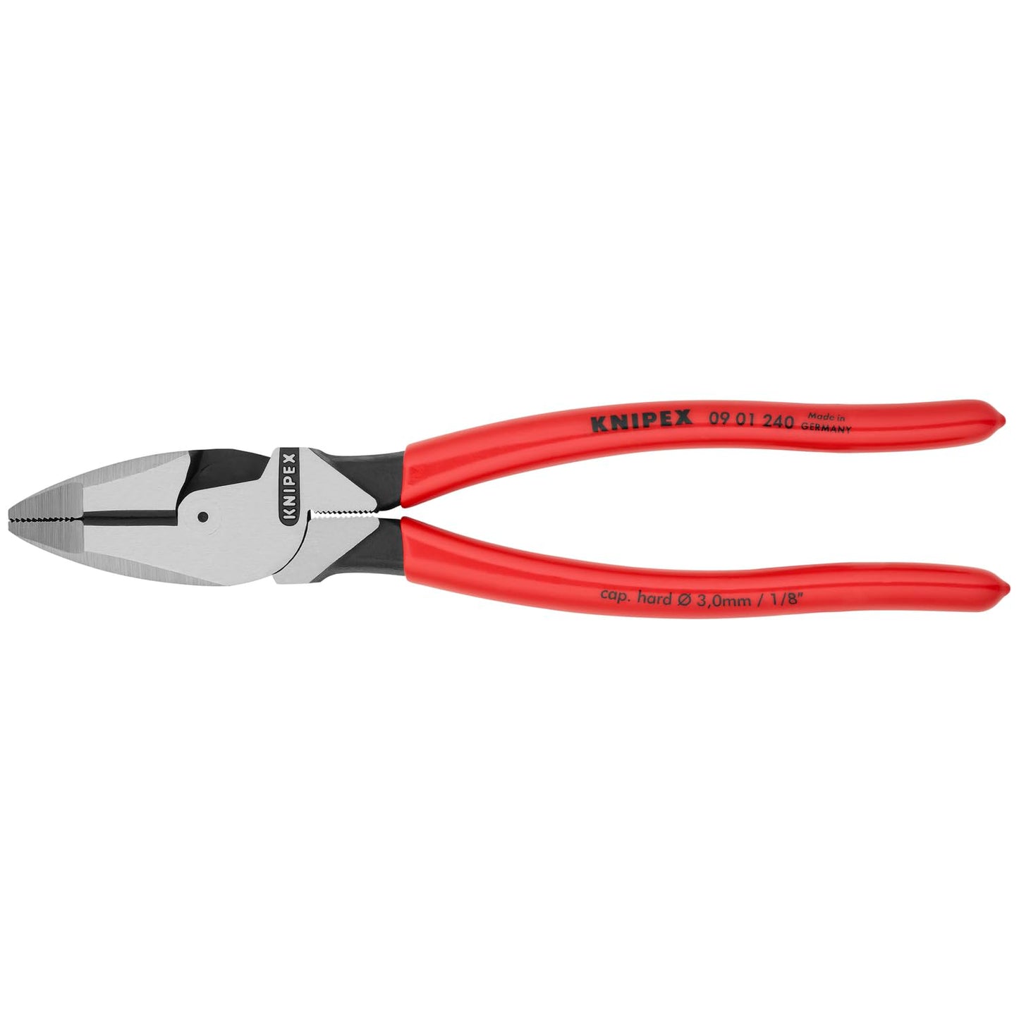 KNIPEX Tools 09 01 240 SBA High Leverage Lineman's Pliers, 9.5-Inch