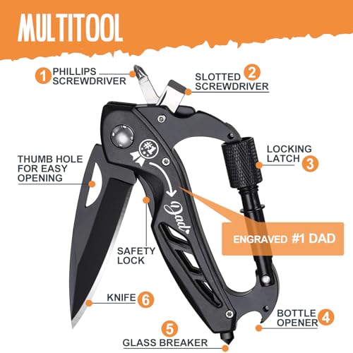 Fathers Day for Dad Gifts, Dad Gifts from Daughter Son Fathers Day, Dads Fathers Gift, Multitool Gift for Birthday, EDC Outdoor Dads Gift