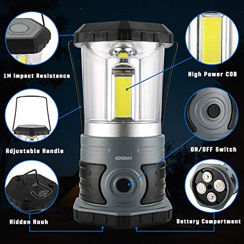 Innofox LED Camping Lantern 1500 Lumens Battery-Powered Weatherproof Tent Light