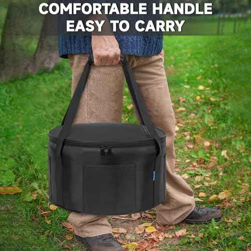 Dutch Oven Bag for 14 Inch Dutch Oven, Oven Bags with Extra Pockets