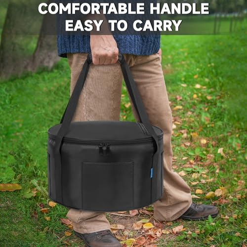 Dutch Oven Bag for 14 Inch Dutch Oven, Oven Bags with Extra Pockets