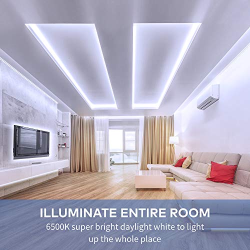 Govee 16.4ft White LED Strip Lights Dimmable 6500K with Control Box
