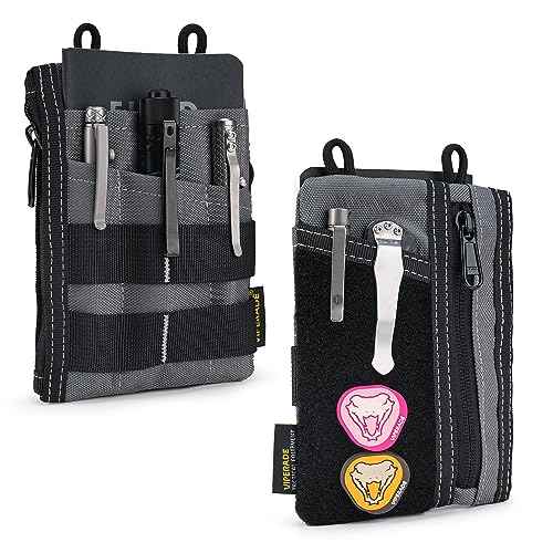VIPERADE VE16 EDC Pouch, EDC Organizer for Men - Pocket Organizer Multitool Pouch Wallet for EDC Gears