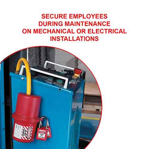 Master Lock 488 Lockout Tagout Electrical Plug Lockout, 220-550 Volts