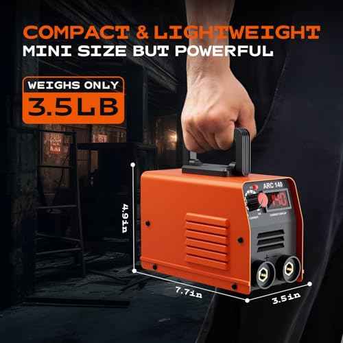 Welding Machine 110v Stick Welder, 140Amp Small Mini PortableWelder Machine, IGBT Inverter ARC MMA Welder MMA Soldador Portatil with Hot Start, Arc Force, Anti-Stick
