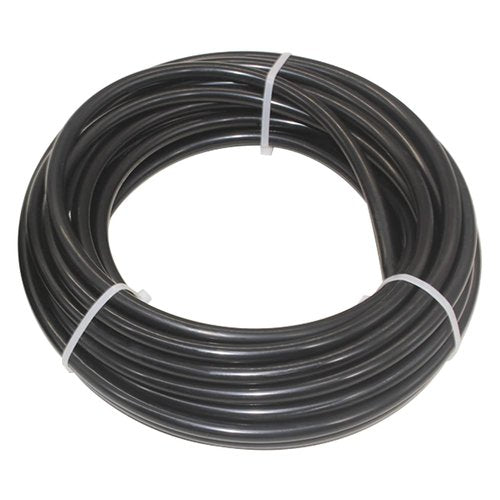 Qolekog Air Line 1/2" Tube OD Pneumatic Nylon Tube SAE J844 Airline For Air Brake Tubing or Fluid Transfer (Black 32.8Ft)