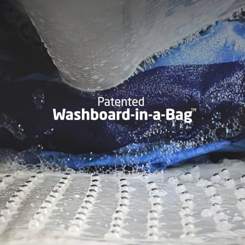 Scrubba Travel Wash Bag - Portable 5 oz Laundry Cleaner with Washboard Technology