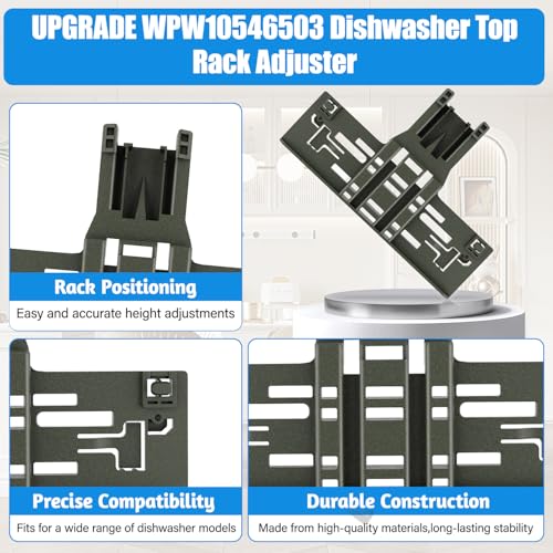 Kitchenaid Upper Rack Adjuster WPW10546503 Replacement Part