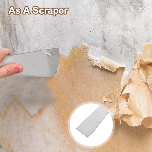 2 PCS Stainless Steel Pry Bar Scraper, Hive Tool Beekeeping,Steel Beekeeper Scraper,Pry Tool Mini Pry Bar Tool Crow Bar Flat Bar, Mini Crowbar Small Crowbar Trim Pry Bar, Metal Pry Bar,Bee Hive Tool