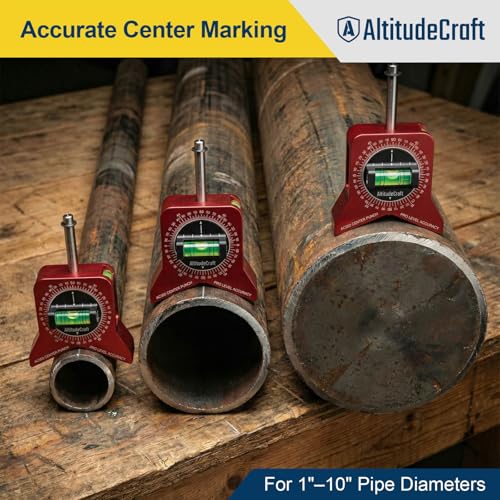 Magnetic Pipe Center Finder Punch Tool for 1-10 Inch
