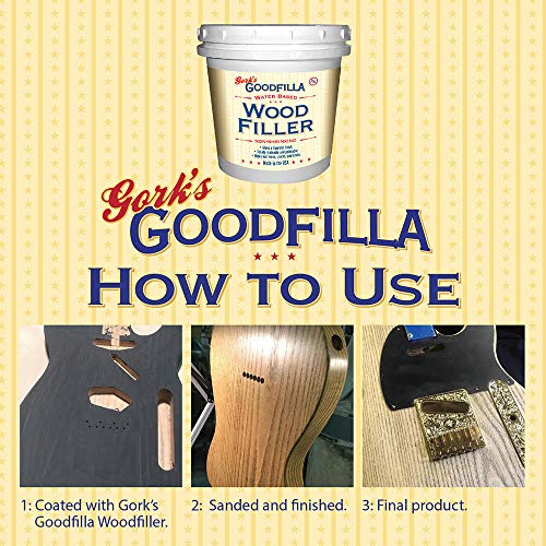 Goodfilla Wood Grain Filler White Oak 8 oz Professional Quality